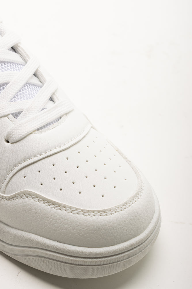 Lace Up Chunky Sneaker White (2)