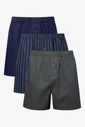 3 Pack Boxers Green And Navy