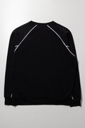 Piped Crew Neck Tracktop Black (2)