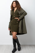 Longer Length Rain Parka Green (1)