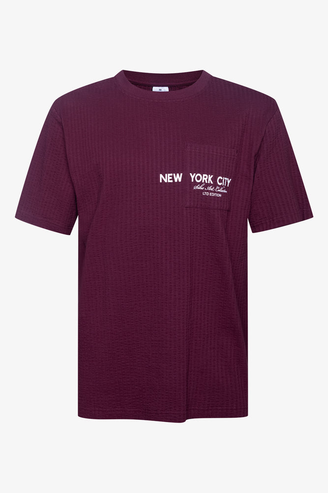 Short Sleeve T-Shirt Burgundy