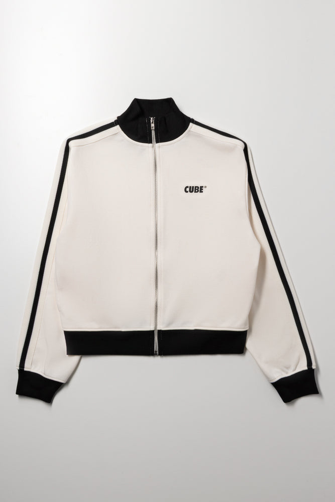 ジャケット・アウター FIFTEEN LOVE ~NKzip white~ (U:nity size) Zip Through Tracktop White | Tops & T-Shirts | Ackermans