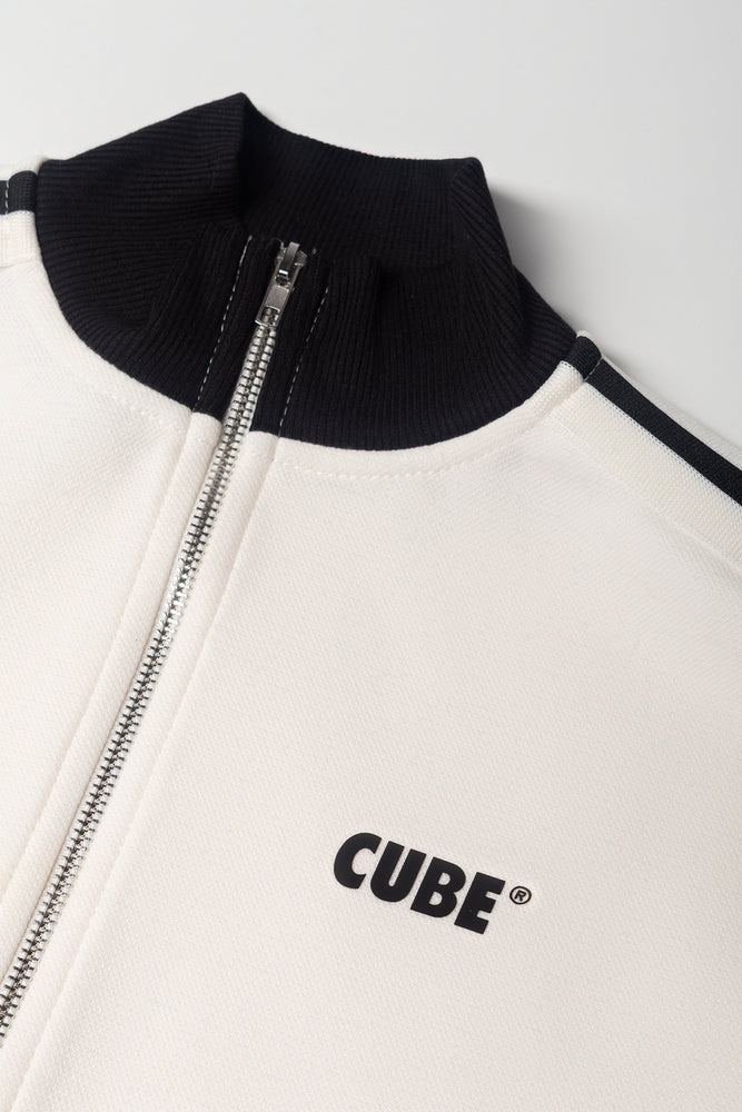 Zip Through Tracktop White | Tops & T-Shirts | Ackermans