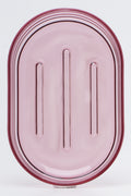 Pink Oval Bathroom Soap Dish