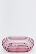 Pink Oval Bathroom Soap Dish (1)