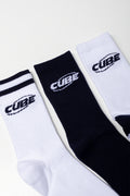3 Pack Socks White And Navy (1)