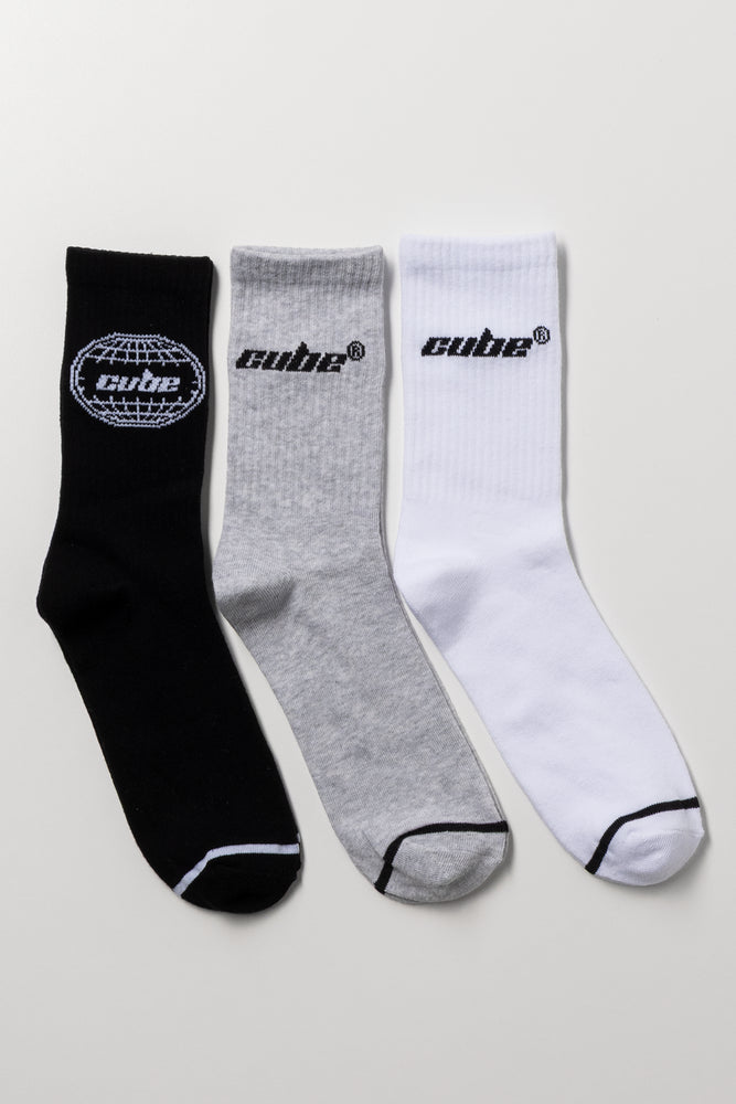 3 Pack Socks Multicolour