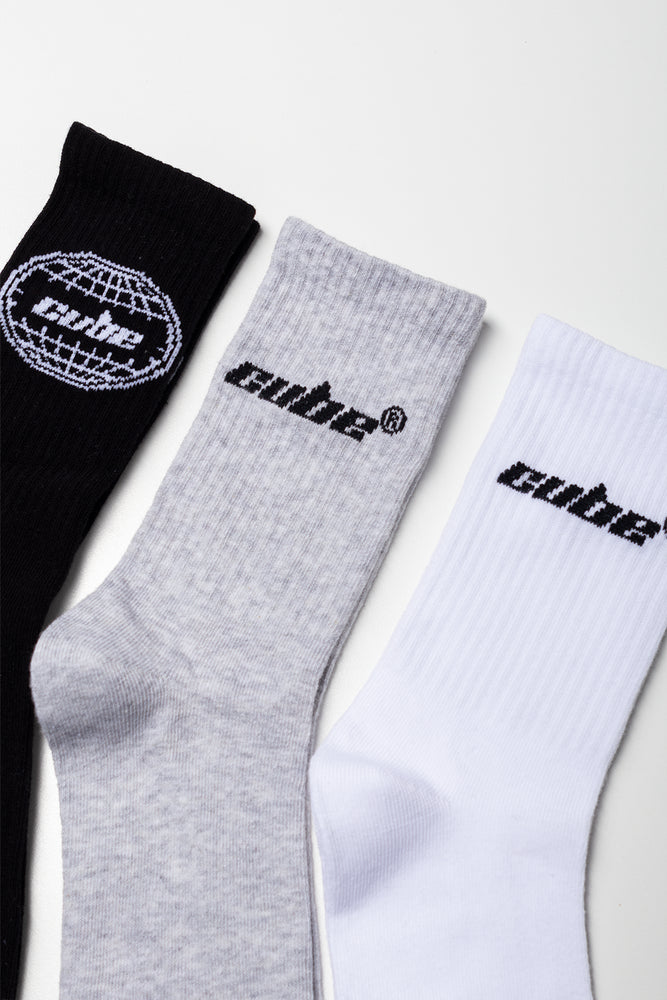 3 Pack Socks Multicolour (1)
