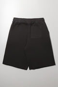 Longer Length Knit Shorts Dark Grey (3)
