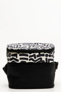 Double Decker Lunchbag Black & White
