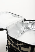 Double Decker Lunchbag Black & White (2)