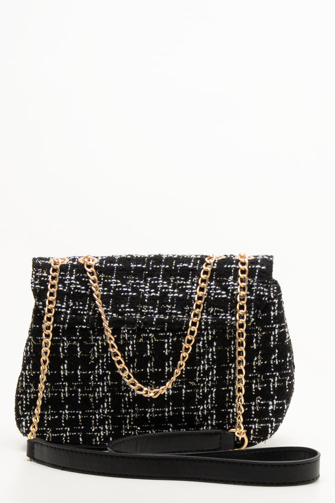 Clutch Bag Black And White (2)