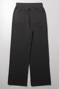 Piped Straight Leg Trackpants Dark Grey (2)