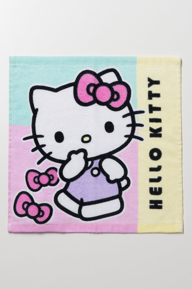 Hello Kitty Face Cloth Multicolour