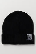 Rib Beanie Black