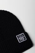 Rib Beanie Black (1)