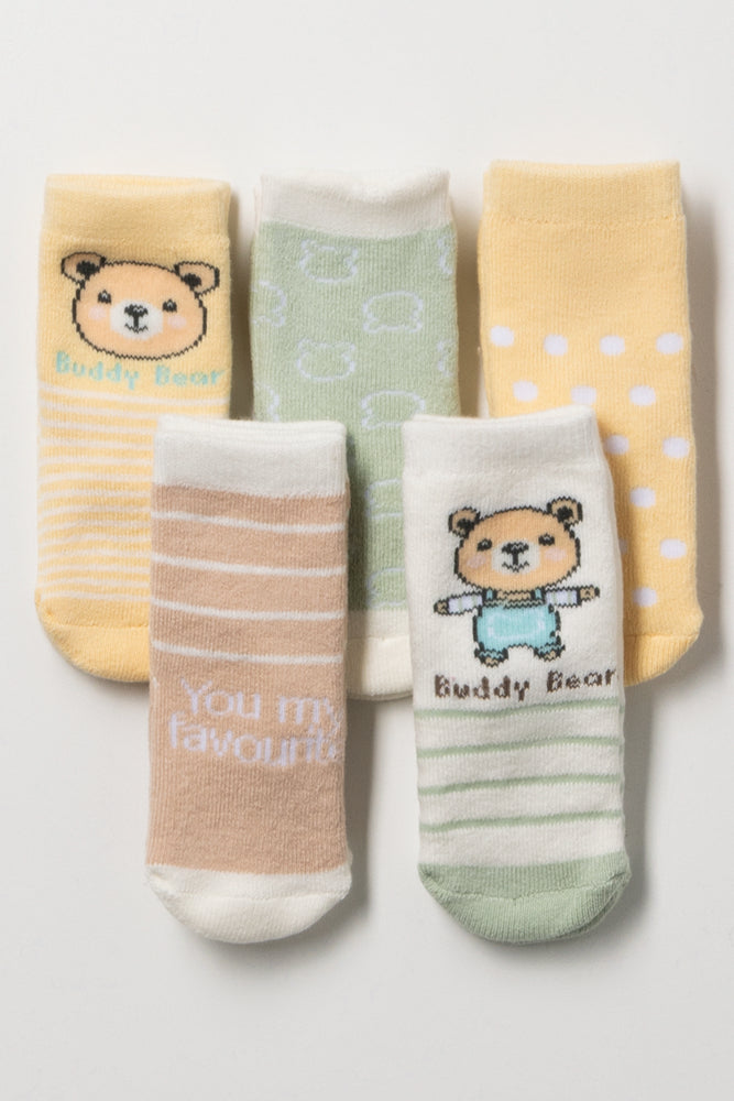 5 Pack Socks Multicolours