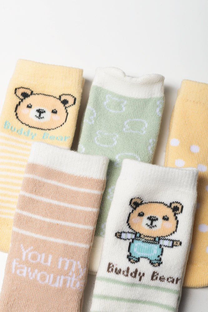 5 Pack Socks Multicolours