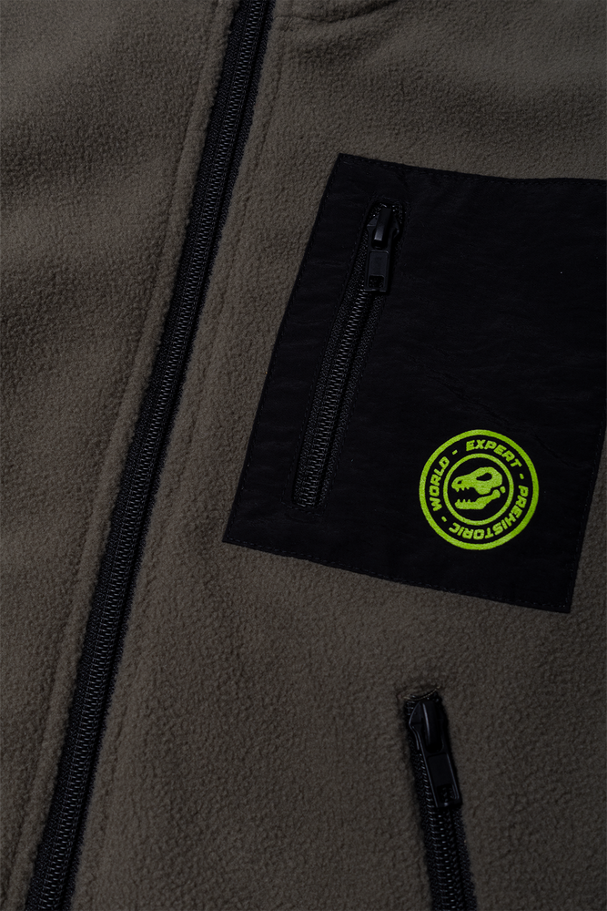 Zip Through Tracktop Green