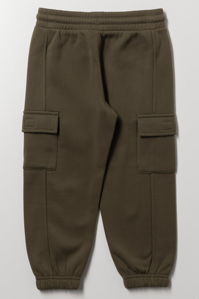 Cargo Trackpants Green (2)