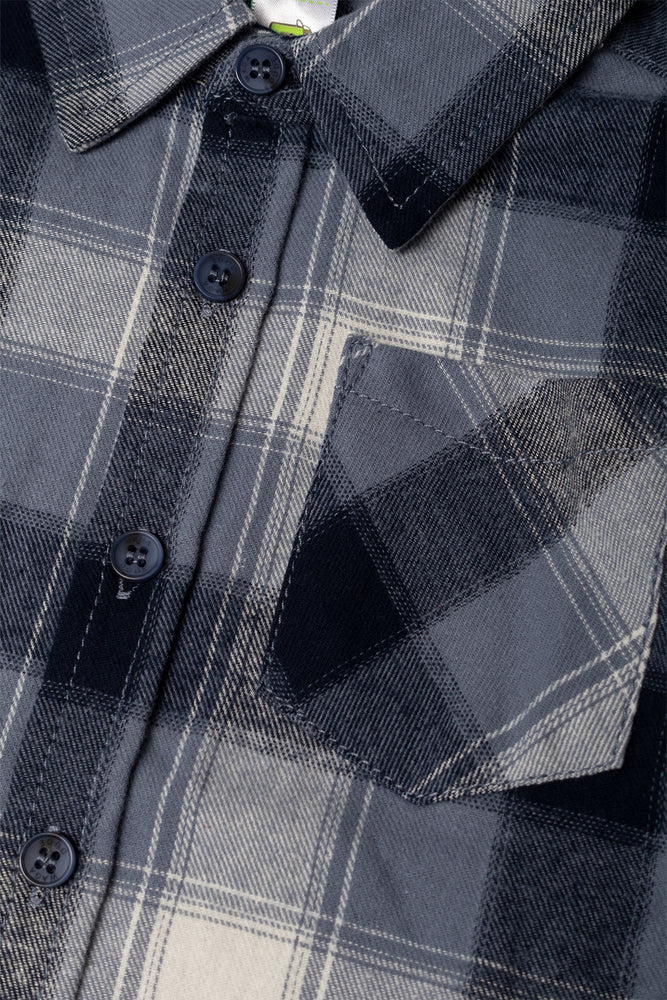 Check Flannel Shirt Blue | Tops & T-Shirts | Ackermans