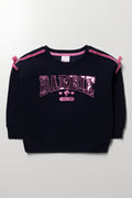 Barbie Sequins Tracktop Navy