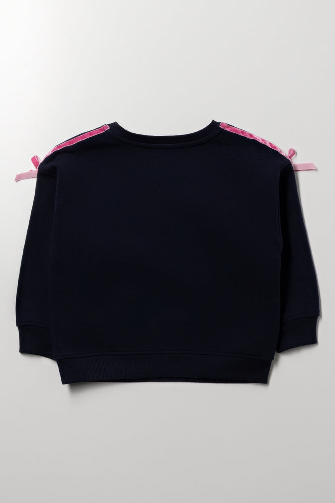 Barbie Sequins Tracktop Navy (3)