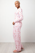 Long Sleeve Pyjama Set Pink (1)