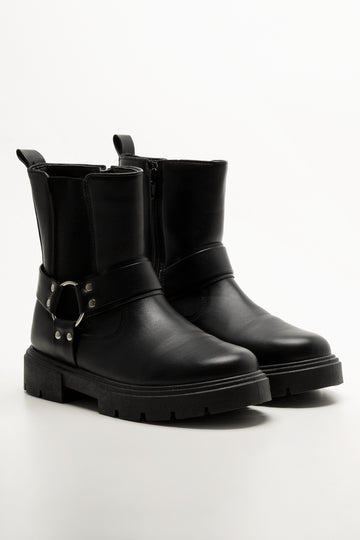 Moto Boots Black