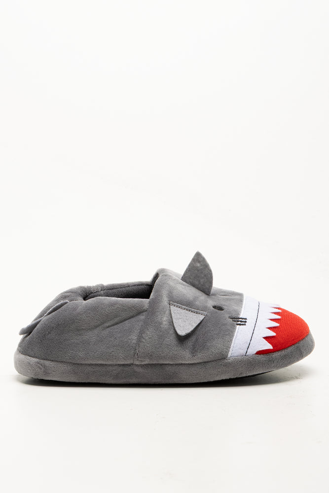 Shark Slippers Grey (1)