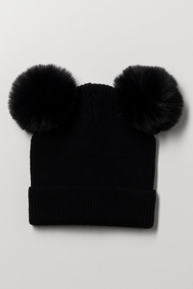 Pom Pom Beanie Black | Accessories | Ackermans Pom Pom Beanie Black | Accessories | Ackermans