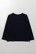 Long Sleeve T-Shirt Navy (2)
