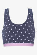 2 Pack Racerback Bras Navy And Pink (2)