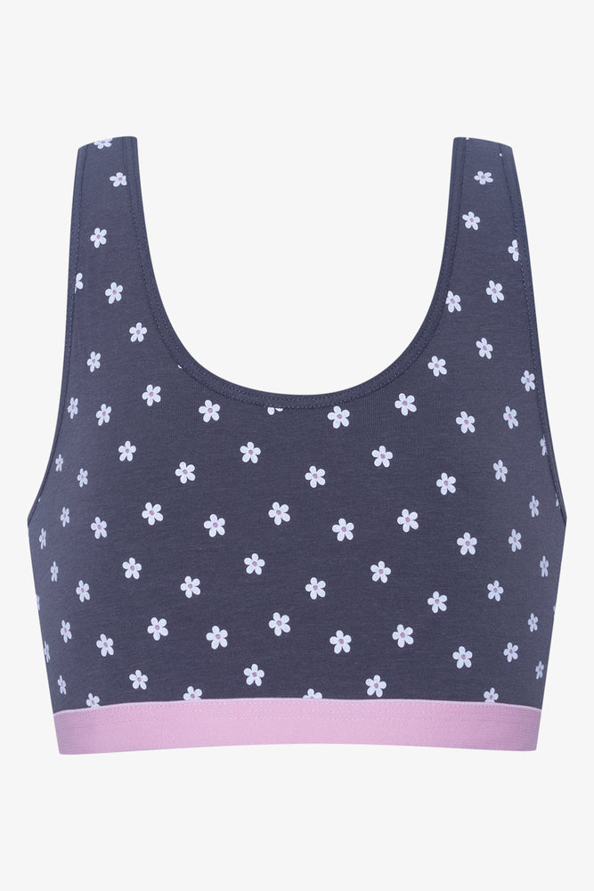 2 Pack Racerback Bras Navy And Pink (2)