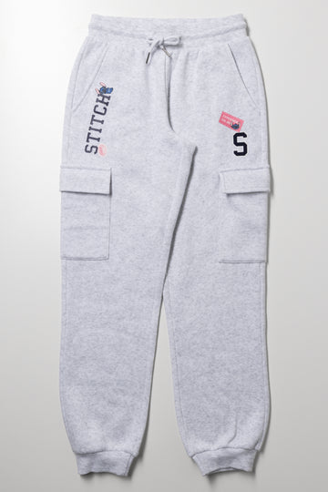 Stitch Cargo Trackpants Grey
