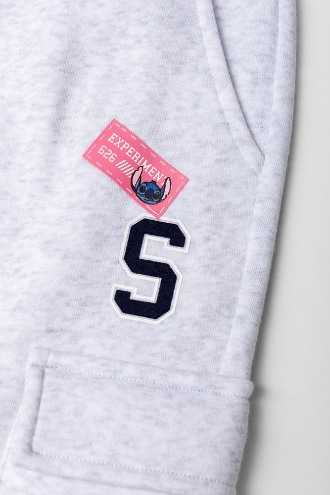 Stitch Cargo Trackpants Grey (2)