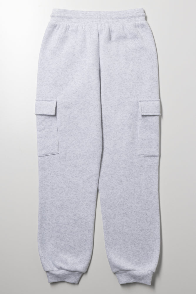 Stitch Cargo Trackpants Grey (3)