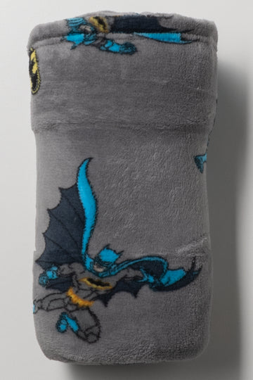 Batman Throw Grey