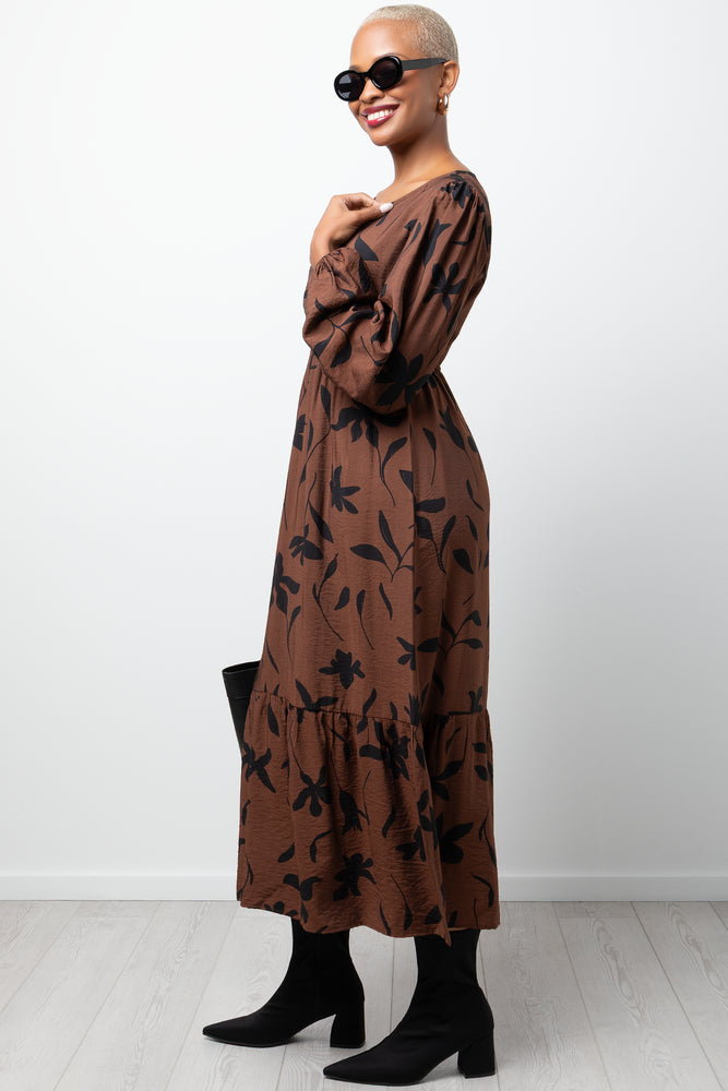Maxi Dress Brown (1)