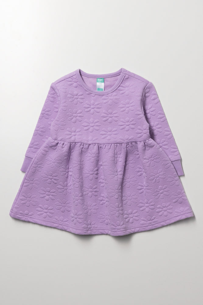 Fleece Dress Purple
