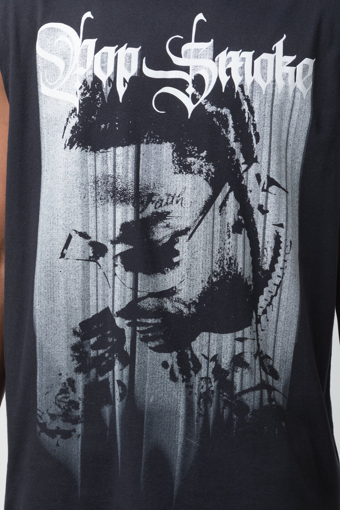 Pop Smoke Muscle T-Shirt Black (3)