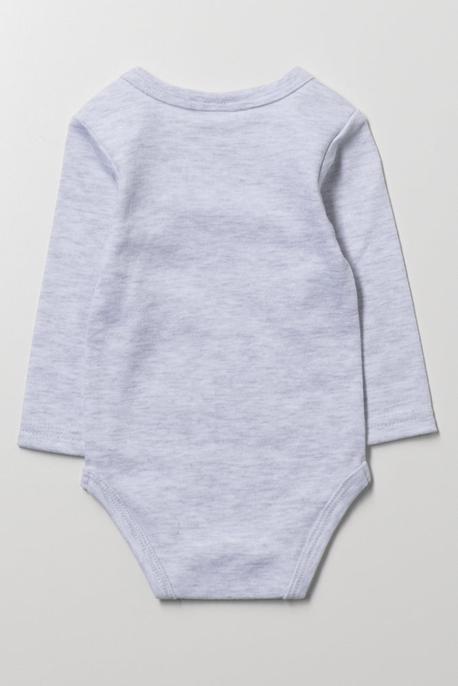 Long Sleeve Vest Grey Melange (2)