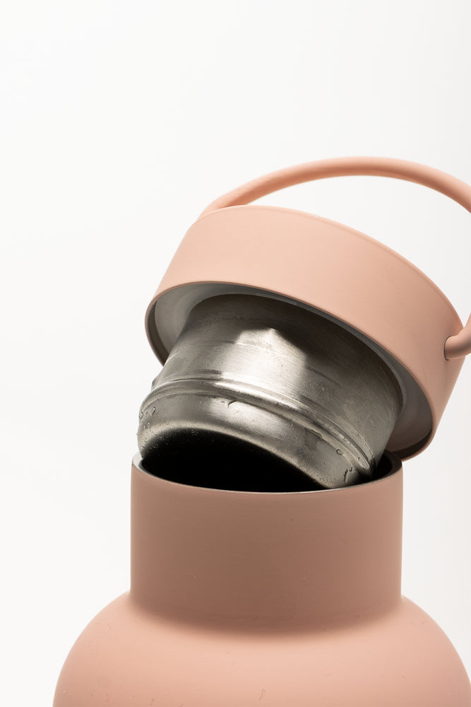 Double Walled Stainless Steel Flask Natural (1)