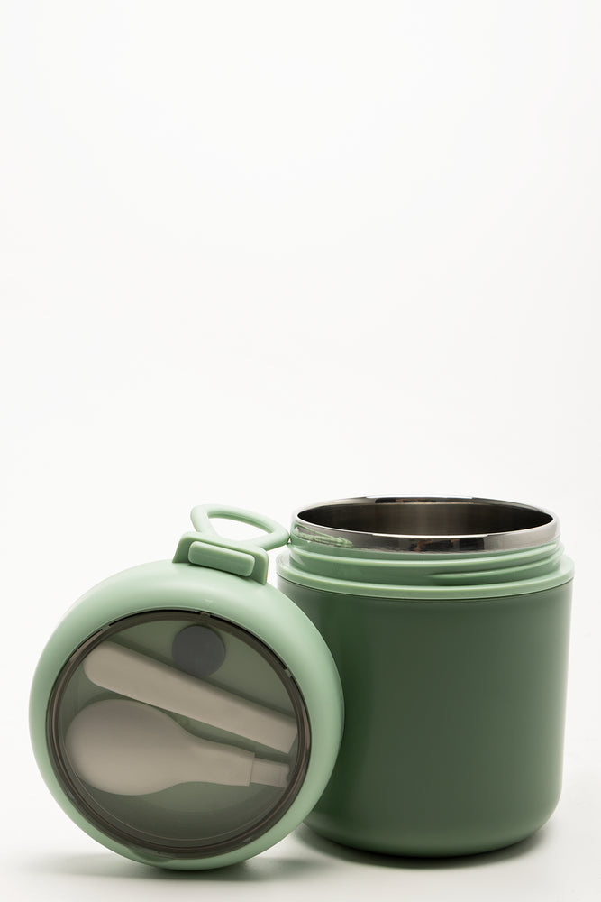 Sage Green Double Walled Hot Pot (2)