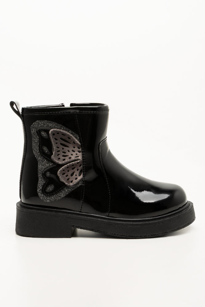 Butterfly Boots Black