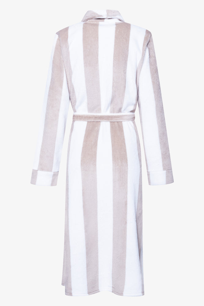 Stripe Gown Cream And Natural