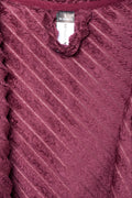 Fleece Textured Gown Burgundy (2)