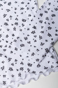 Ditsy Rib Long Sleeve T-Shirt White (1)