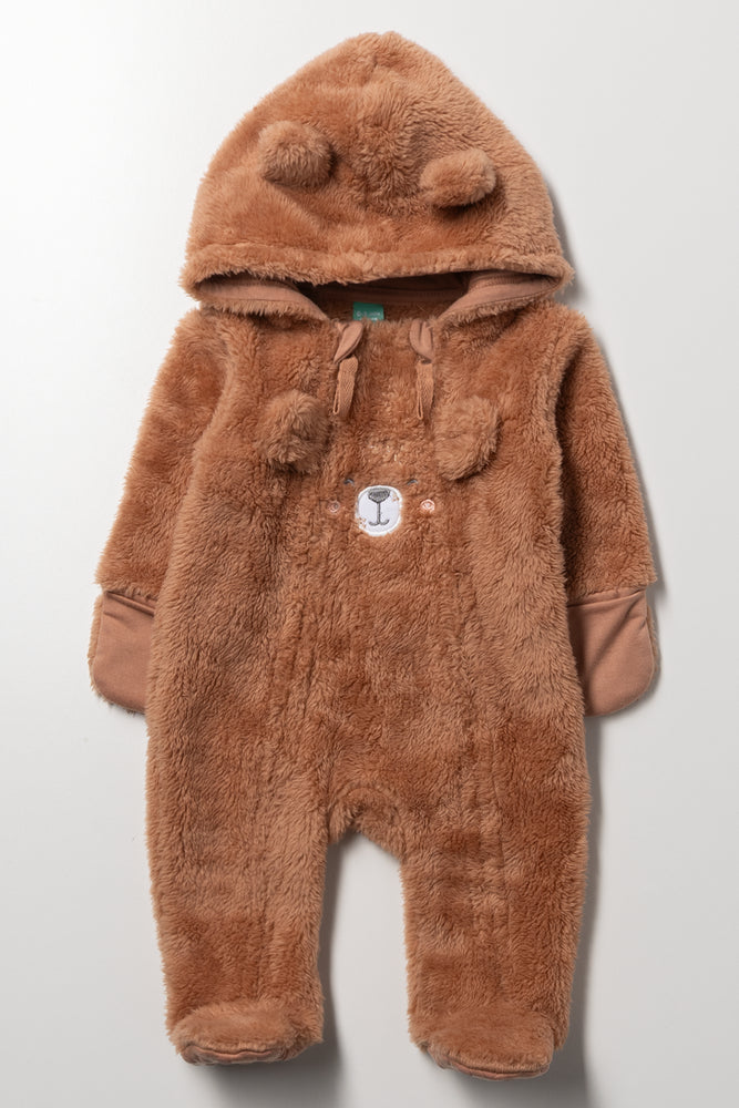 Bear Babygrow Brown