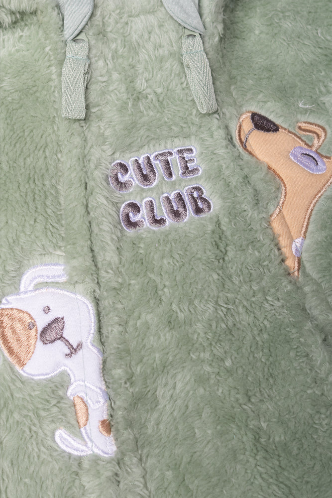 Sherpa Jumpsuit Green